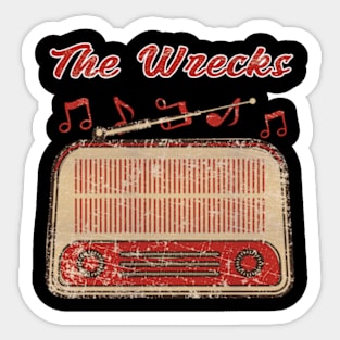 Retro The Wrecks Sticker